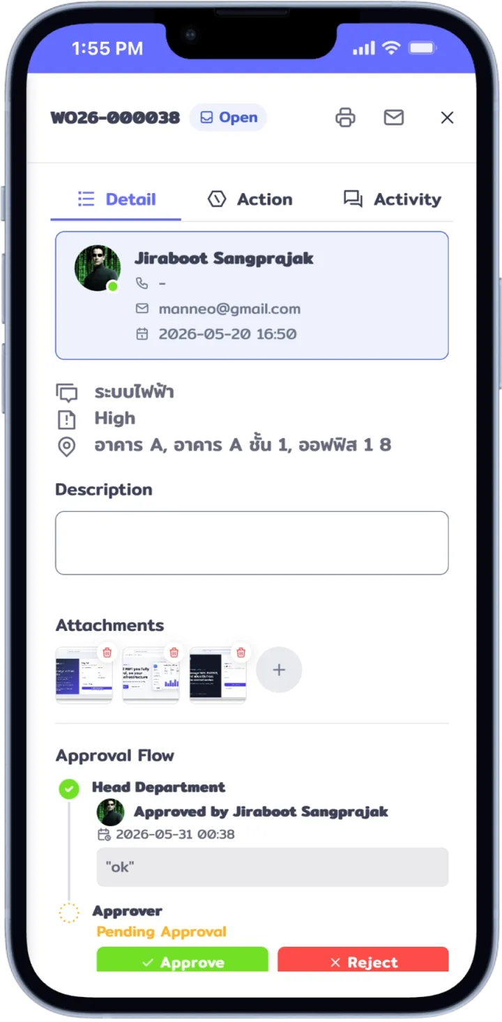 neoAPP mobile application screen 3